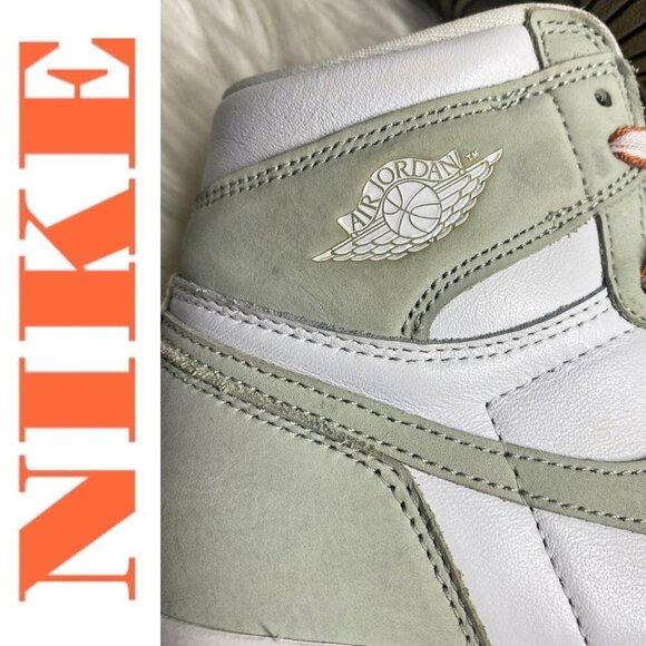 NIKE Air Jordan 1 High OG "Seafoam" Sneakers, Size 8 - Picture 6 of 13